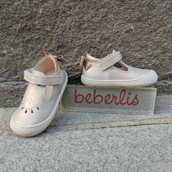Kenza Ouvert Doré Beige- BEBERLIS