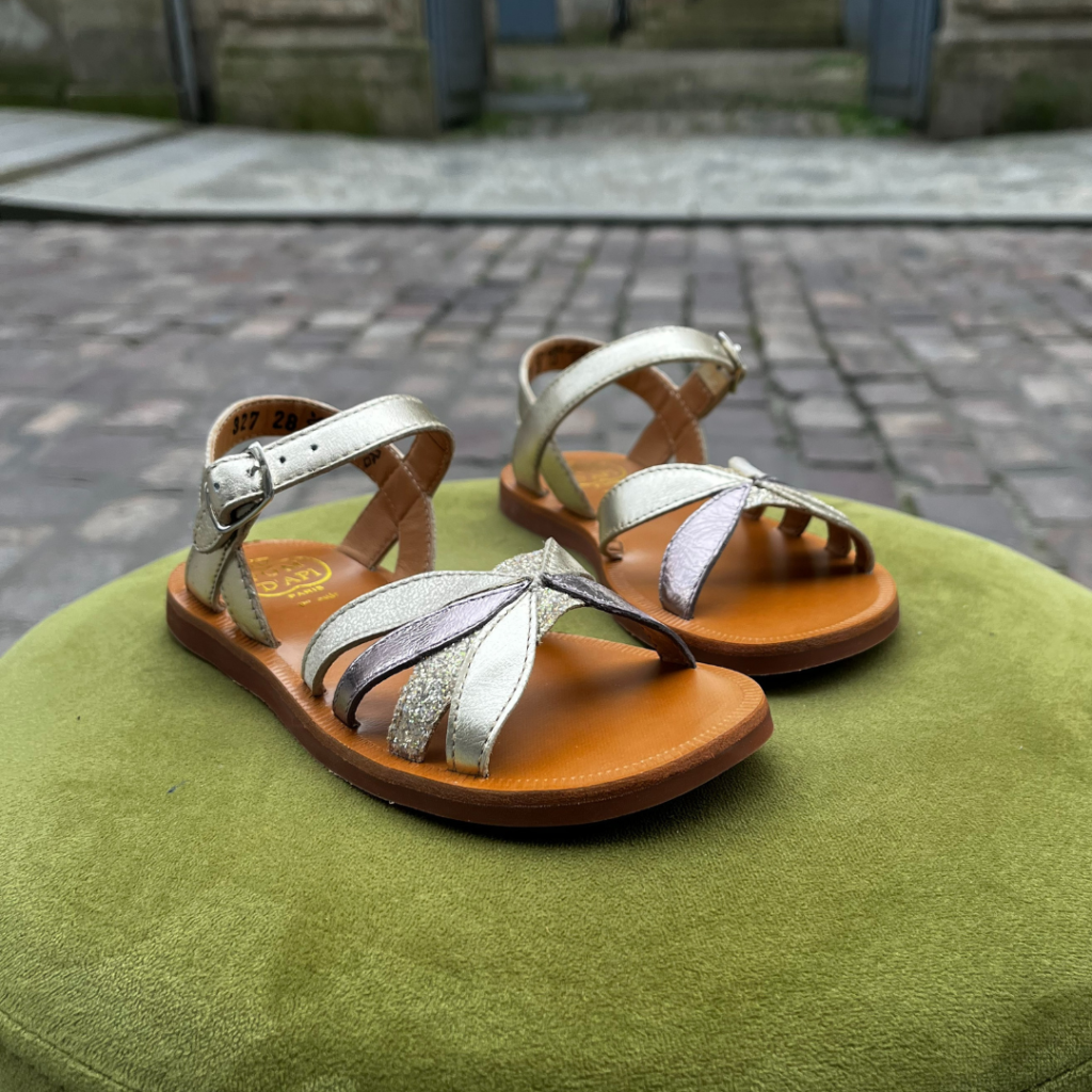 Té Fille Bébé Sandales Orteils SéParéS Motif De DéCoration Perles