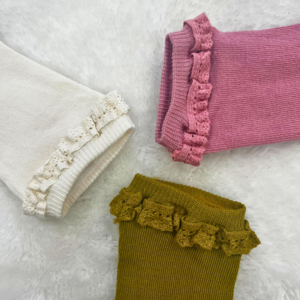 Chaussettes à dentelle - LAZARE